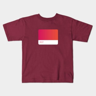 Pantone palette gradient Pink Kids T-Shirt